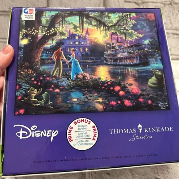 NEW Disney Thomas Kinkade 750pc Princess and the Frog Puzzle- Tiana - Picture 4 of 4